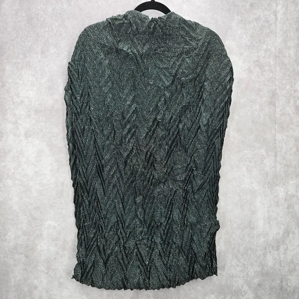 Black Silver Chevron Wide Infinity‎ Wrap Hijab Dupatta Shawl Scarves Scarf